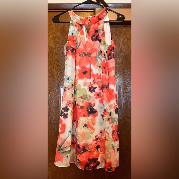 BCX summer floral dress with attachable necklace - Picture 2 of 12